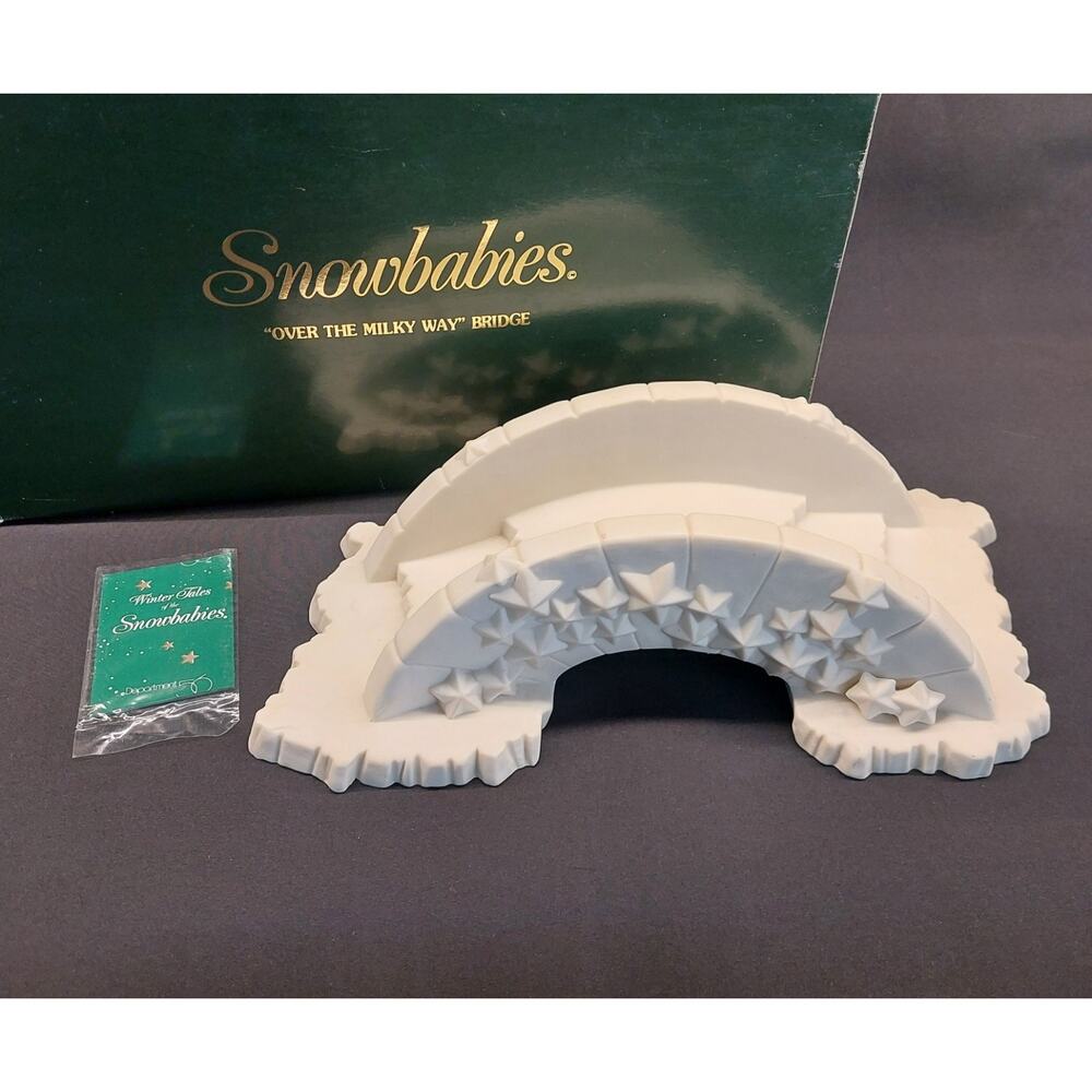 Snowbabies by Department 56 "Over The Milky Way" Bridge Figurine #68284 with Box